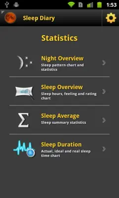 Sleep Diary Lite android App screenshot 1