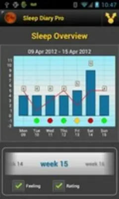 Sleep Diary Lite android App screenshot 3