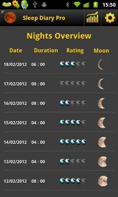 Sleep Diary Lite android App screenshot 5